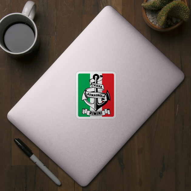 Riviera Romagnola Rimini Italy Flag by Pistacchio Gift